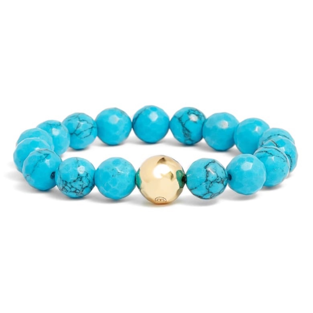 Gorjana power gemstone turquoise bracelet NWT
